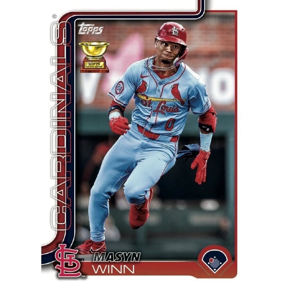 Topps Masyn Winn Cardinals Baseball Card All Star Rookie St. Louis